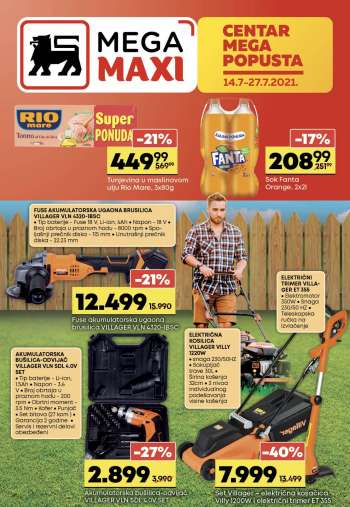 Mega Maxi katalog - 14.07.2021 - 27.07.2021.