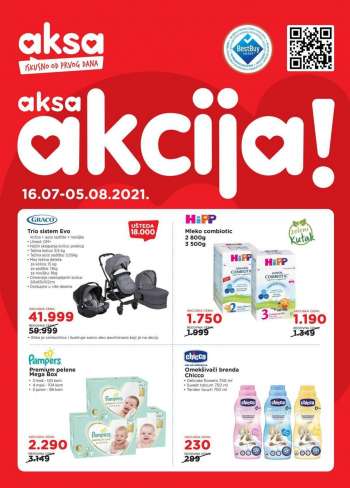 Aksa katalog - 16.07.2021 - 05.08.2021.