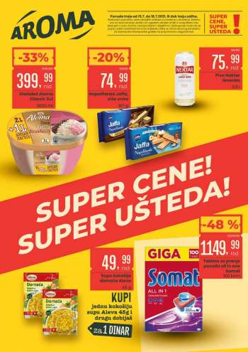 Aroma Market katalog - 15.07.2021 - 18.07.2021.