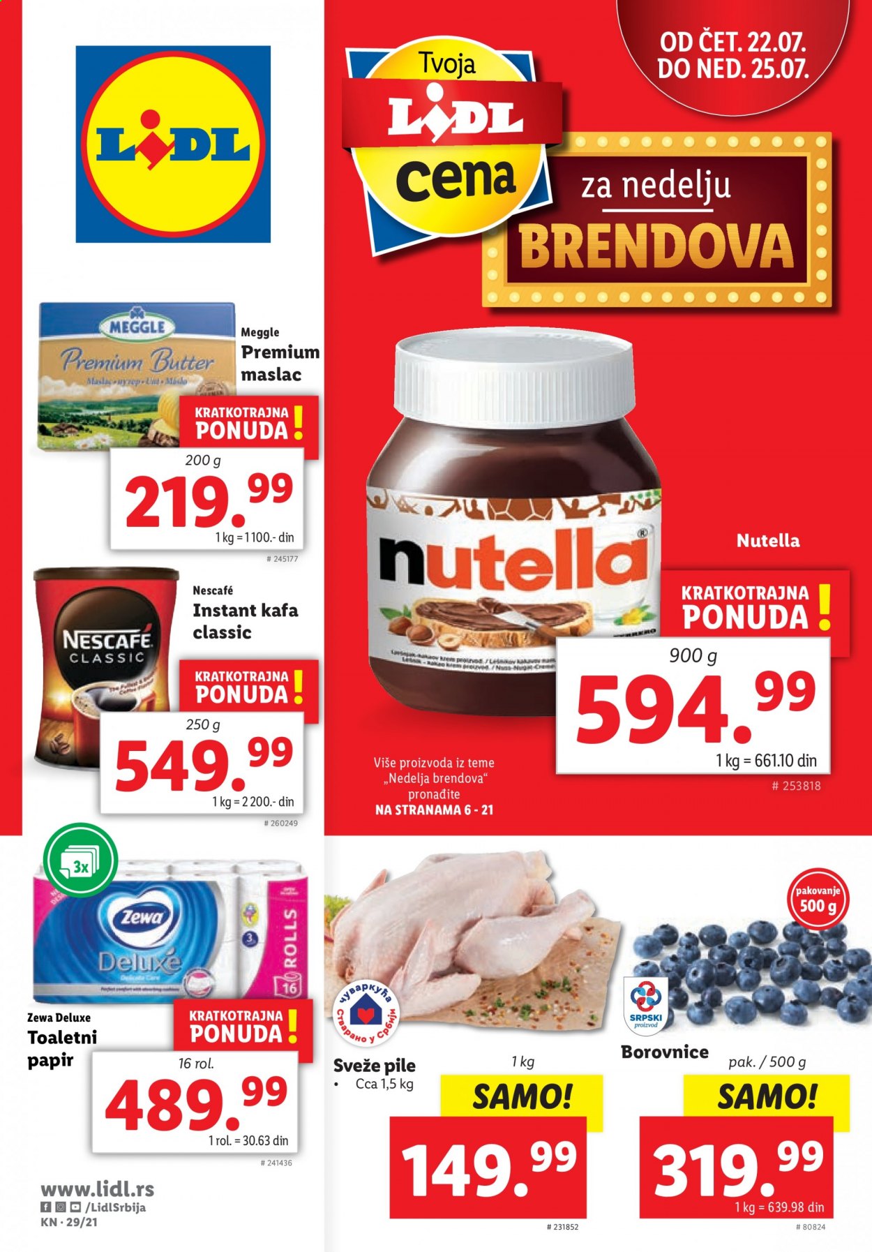 Lidl katalog - 22.07.2021 - 28.07.2021. Stranica 1
