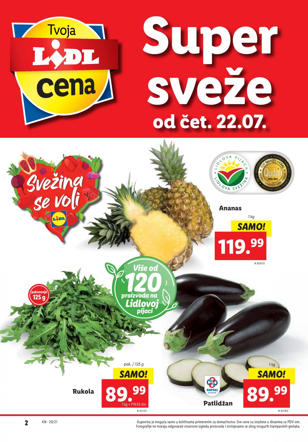 Lidl katalog - 22.07.2021 - 28.07.2021. Stranica 2