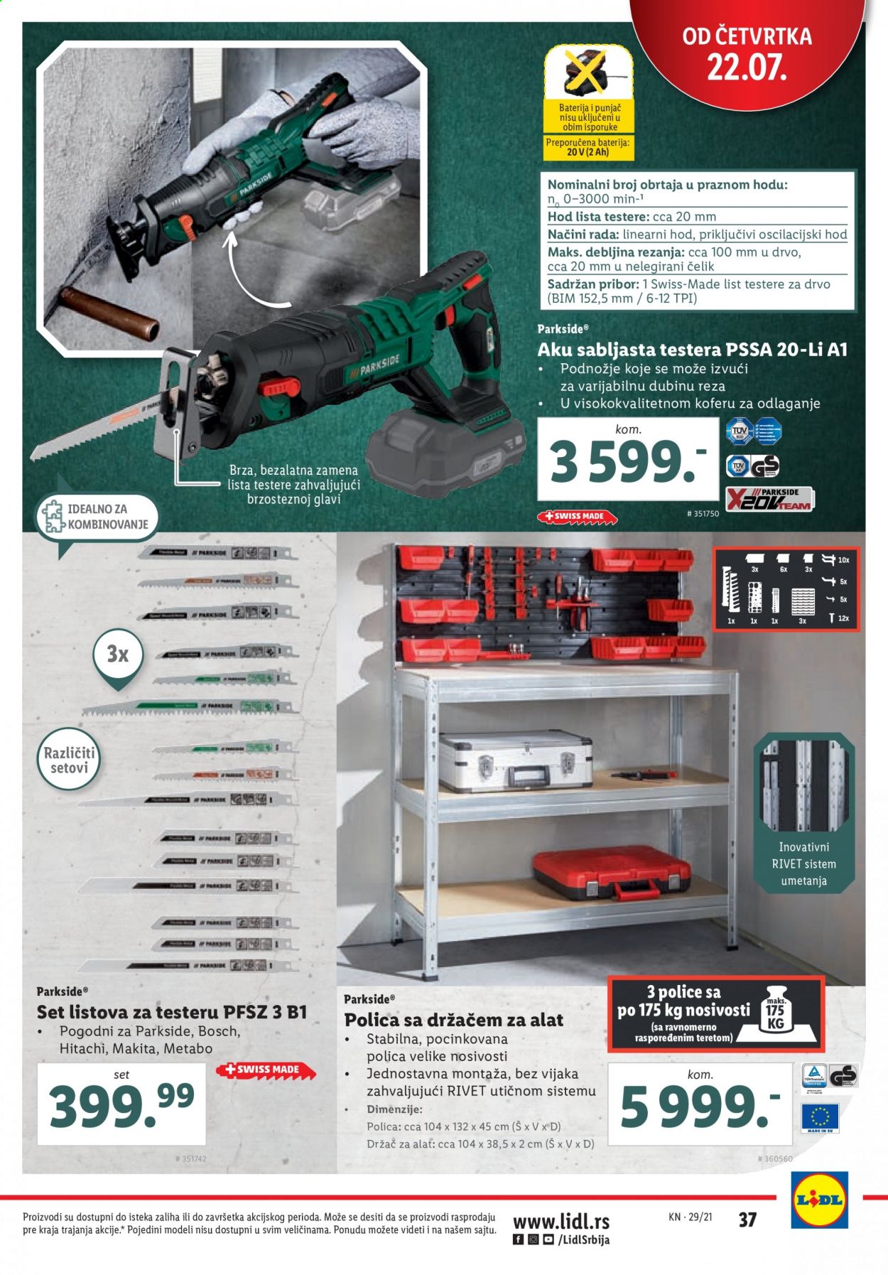 Lidl katalog - 22.07.2021 - 28.07.2021. Stranica 37