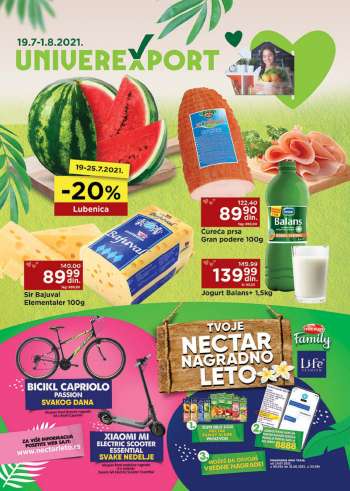 Univerexport katalog - 19.07.2021 - 01.08.2021.