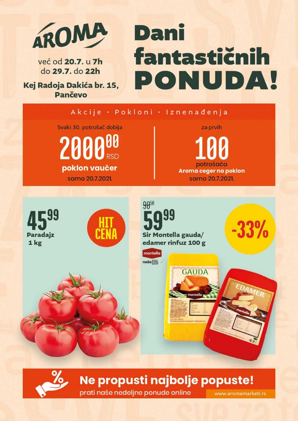 Aroma Market katalog - 20.07.2021 - 29.07.2021. Stranica 1