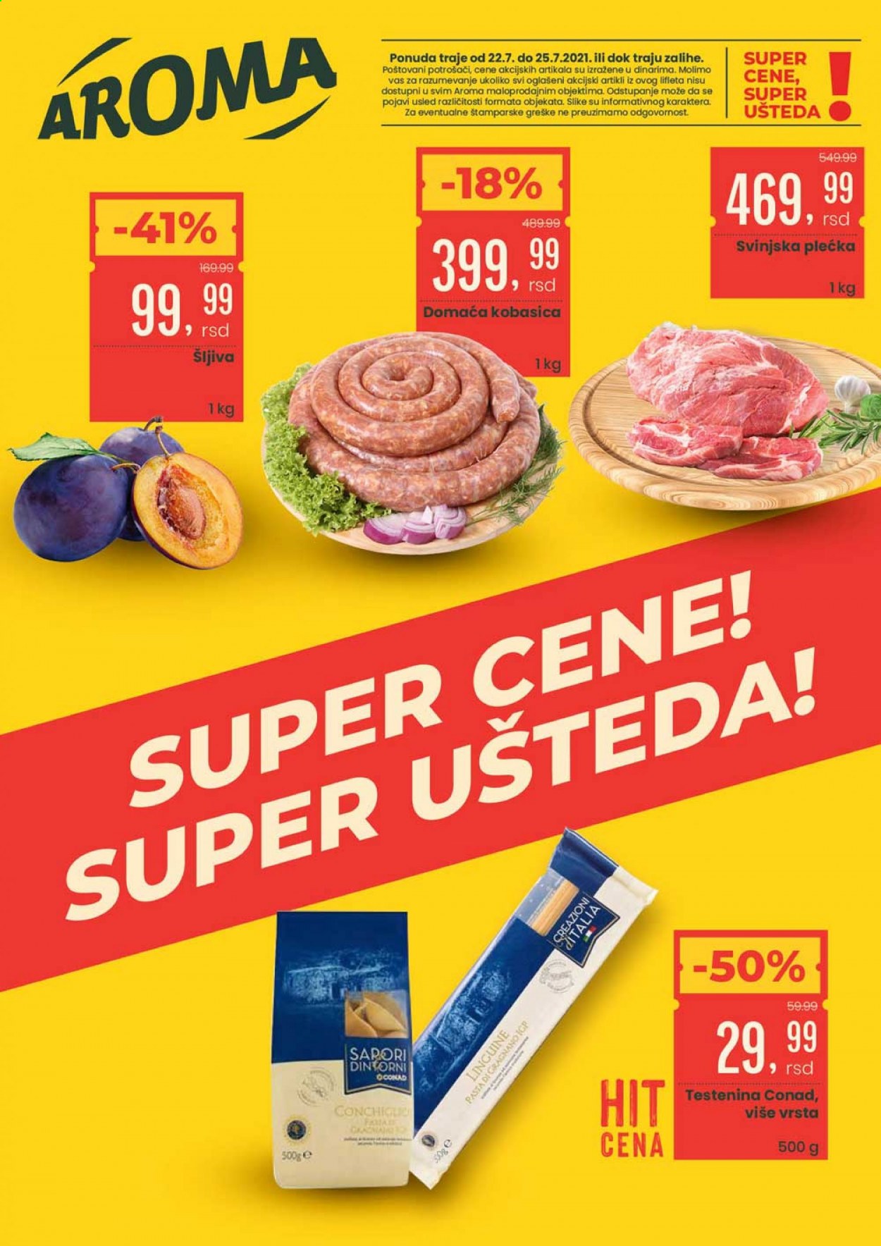 Aroma Market katalog - 22.07.2021 - 25.07.2021. Stranica 1