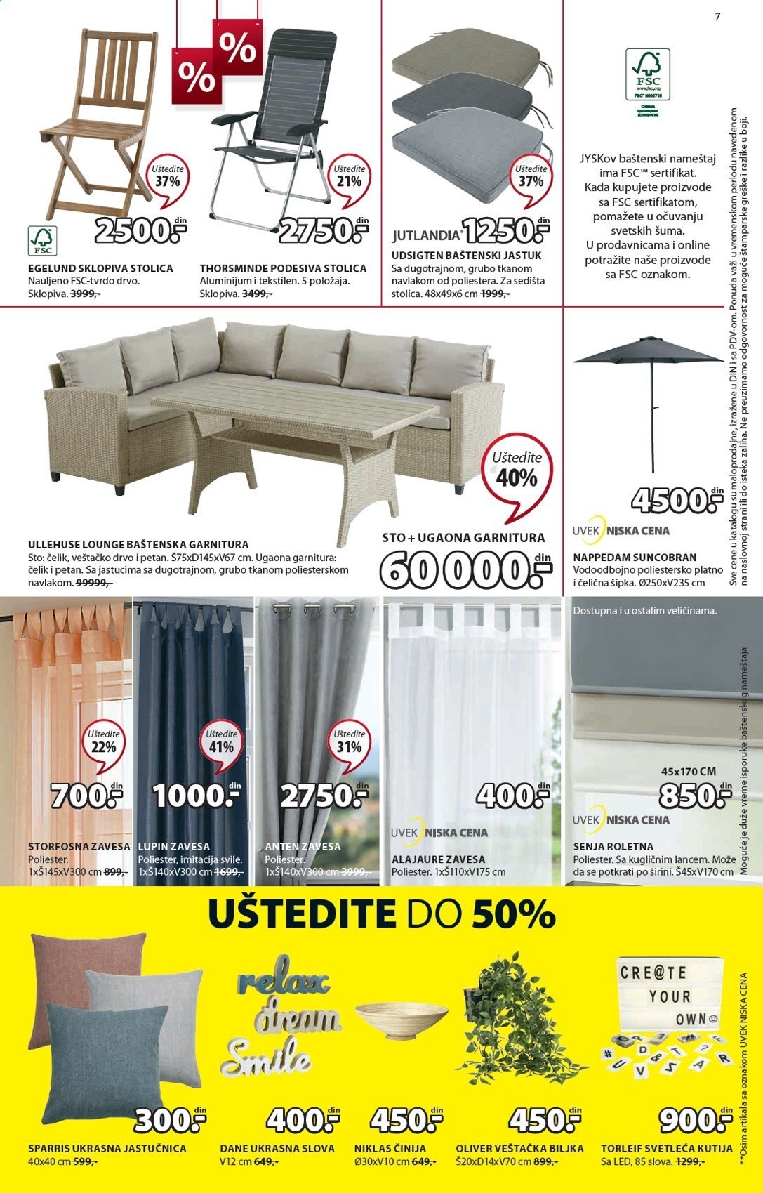 JYSK katalog - 22.07.2021 - 04.08.2021. Stranica 7