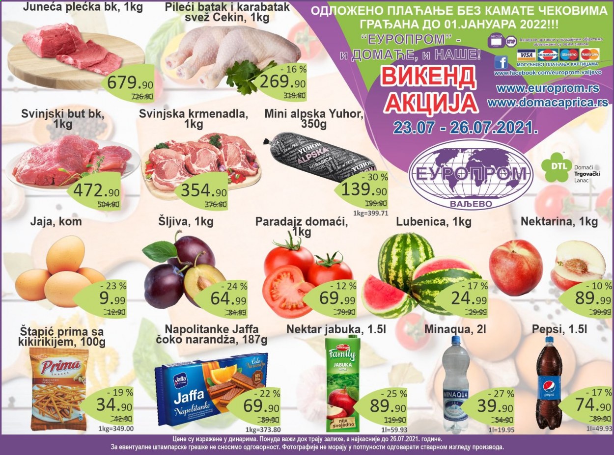 Europrom katalog - 23.07.2021 - 26.07.2021. Stranica 1