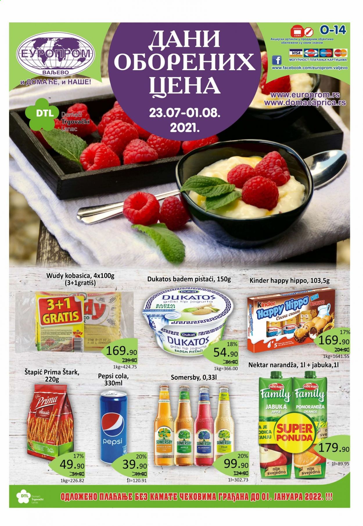 Europrom katalog - 23.07.2021 - 01.08.2021. Stranica 1