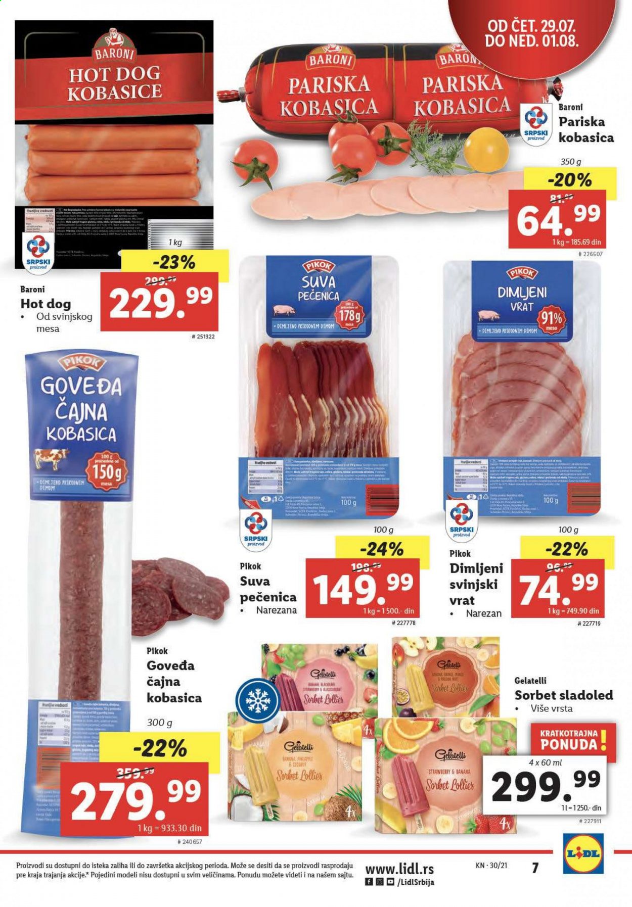 Lidl katalog - 29.07.2021 - 04.08.2021. Stranica 7