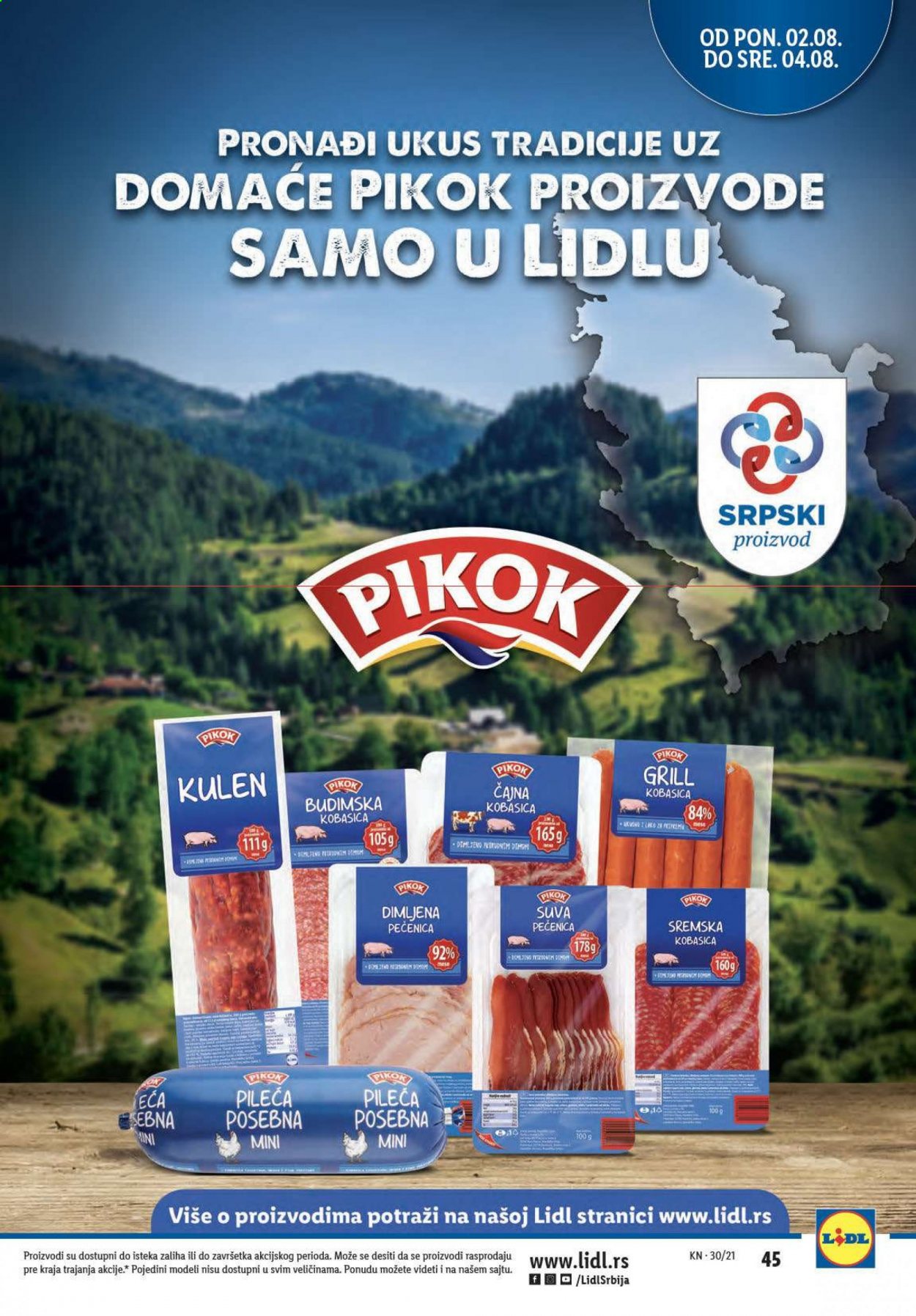 Lidl katalog - 29.07.2021 - 04.08.2021. Stranica 45