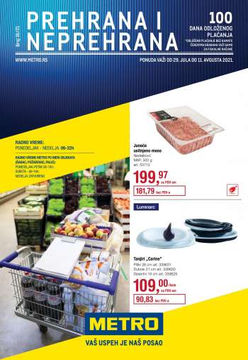 Metro katalog - 29.07.2021 - 11.08.2021.