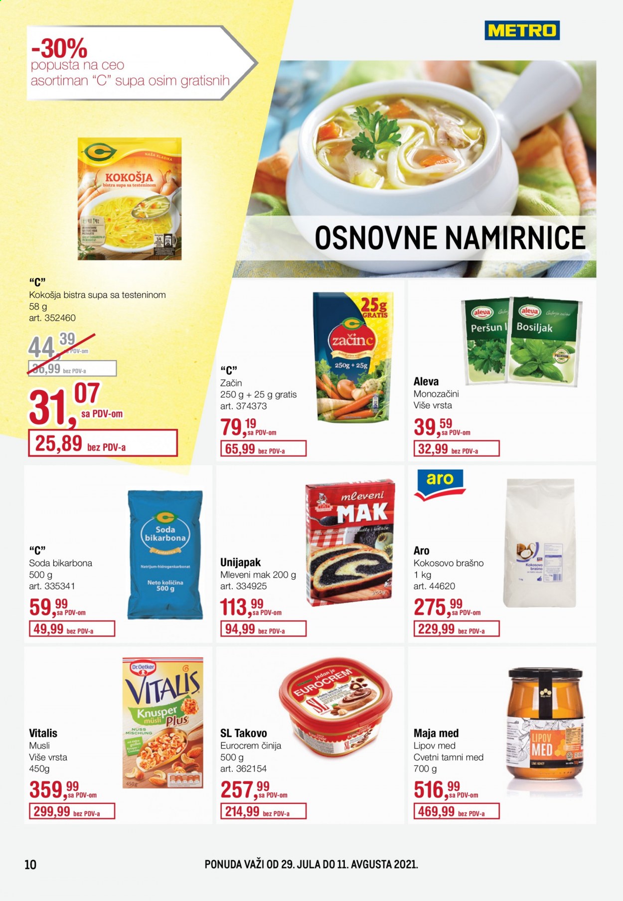 Metro katalog - 29.07.2021 - 11.08.2021. Stranica 10