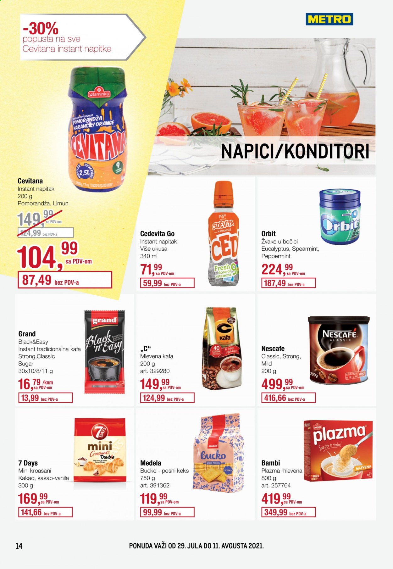 Metro katalog - 29.07.2021 - 11.08.2021. Stranica 14