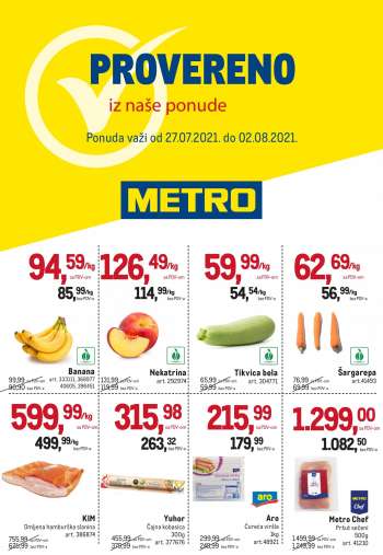 Metro katalog - 27.07.2021 - 02.08.2021.