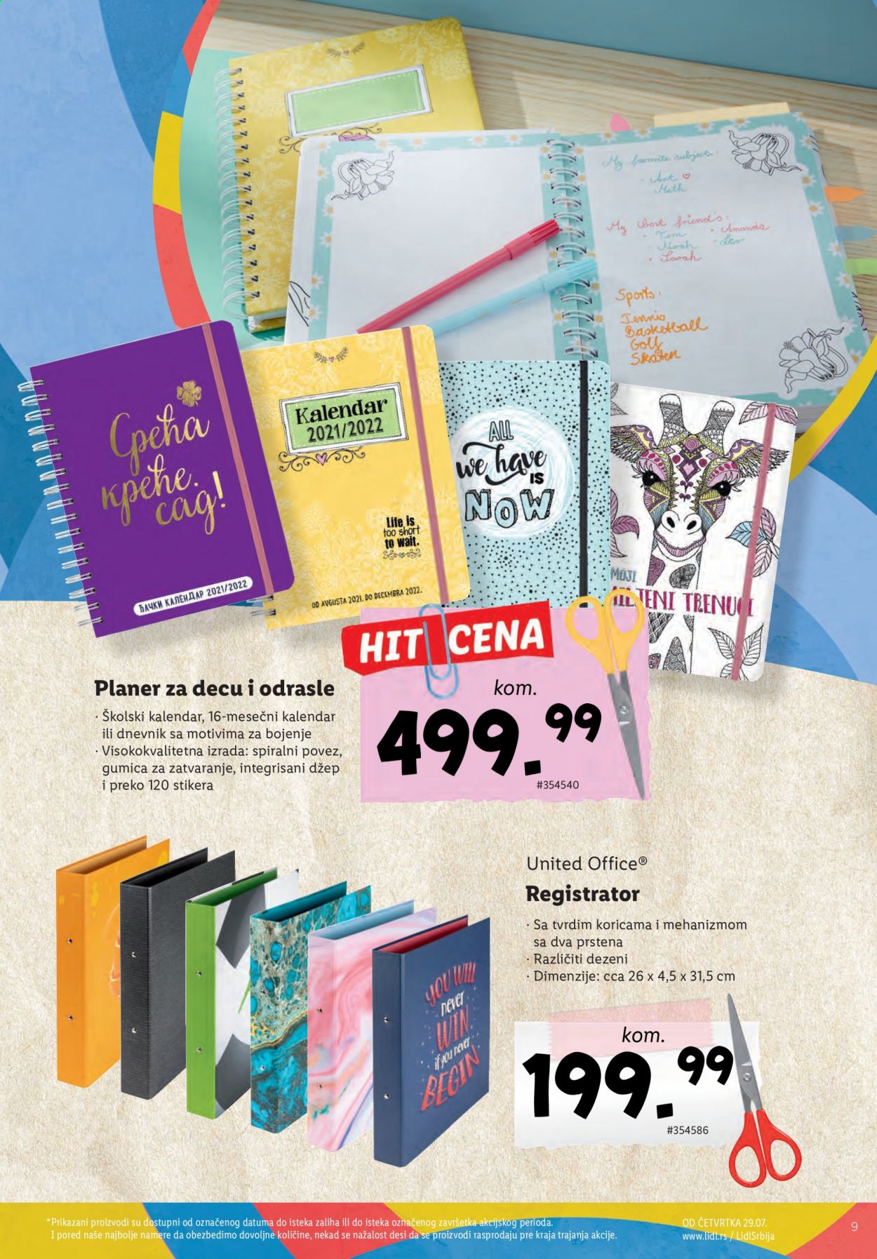Lidl katalog. Stranica 9