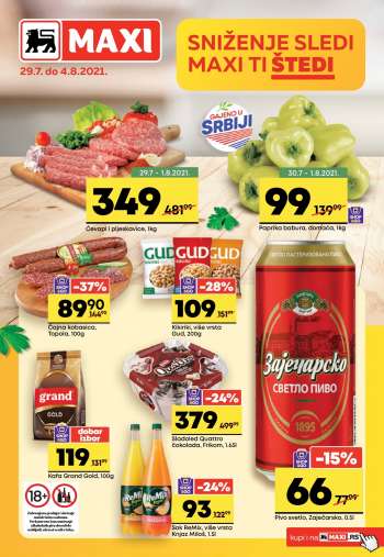 Maxi katalog - 29.07.2021 - 04.08.2021.