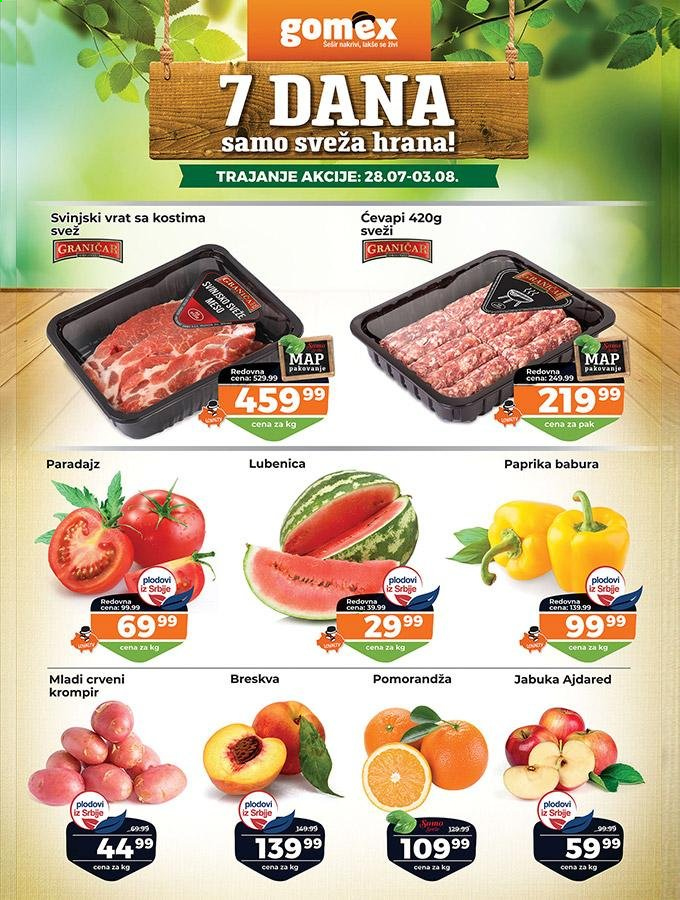 Gomex katalog - 28.07.2021 - 03.08.2021. Stranica 1