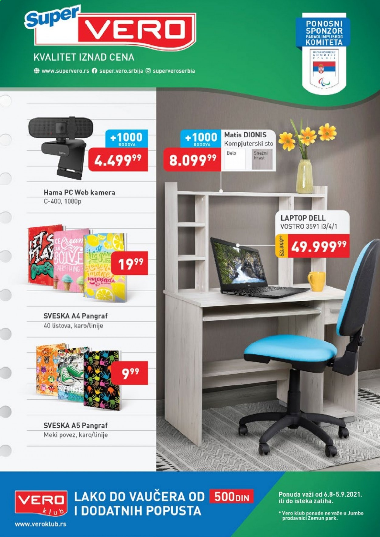 SuperVERO katalog - 06.08.2021 - 05.09.2021. Stranica 1
