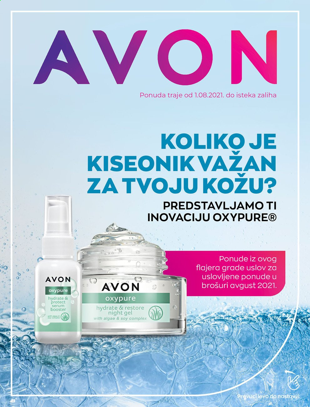 Avon katalog. Stranica 1