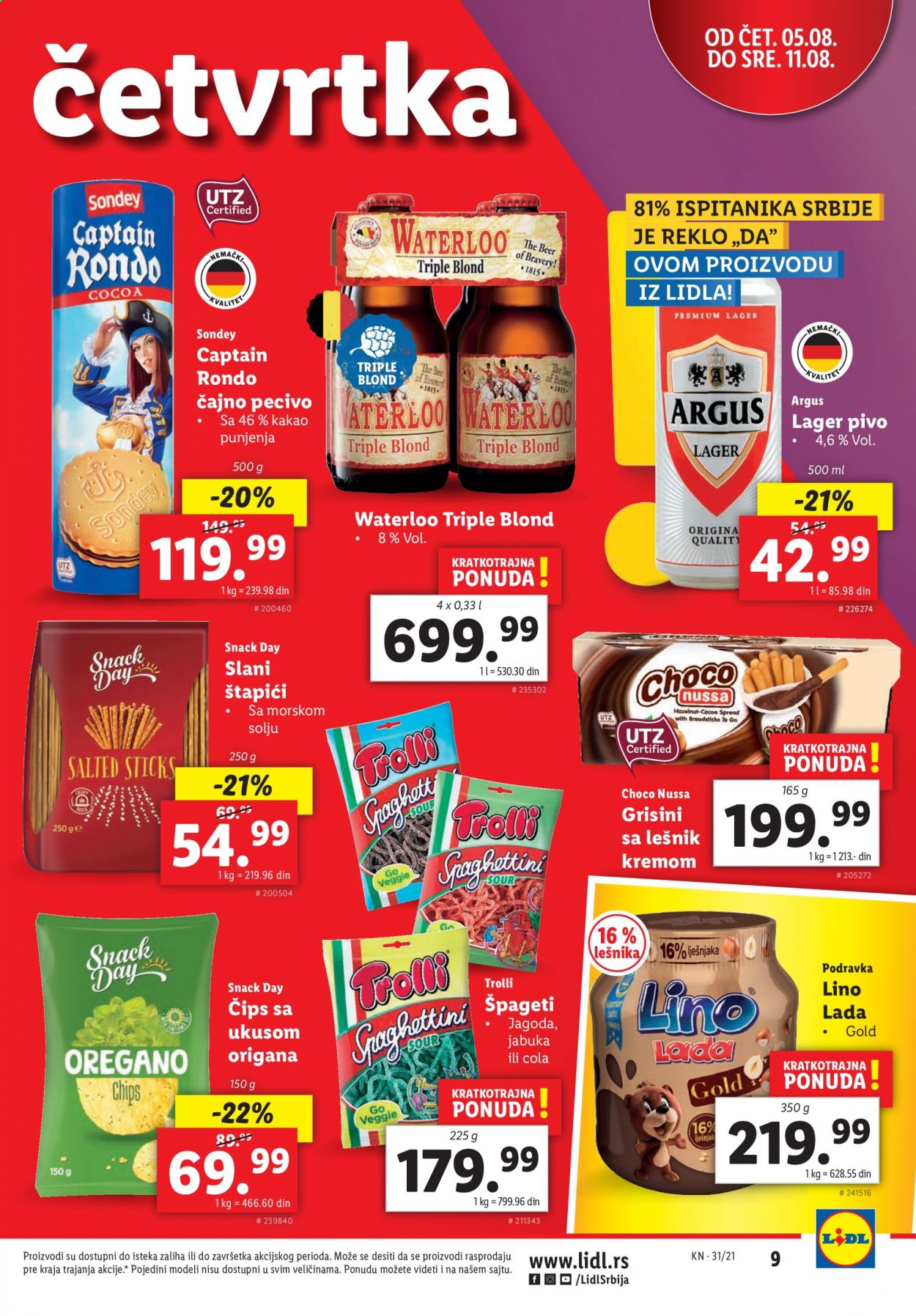 Lidl katalog - 05.08.2021 - 11.08.2021. Stranica 9