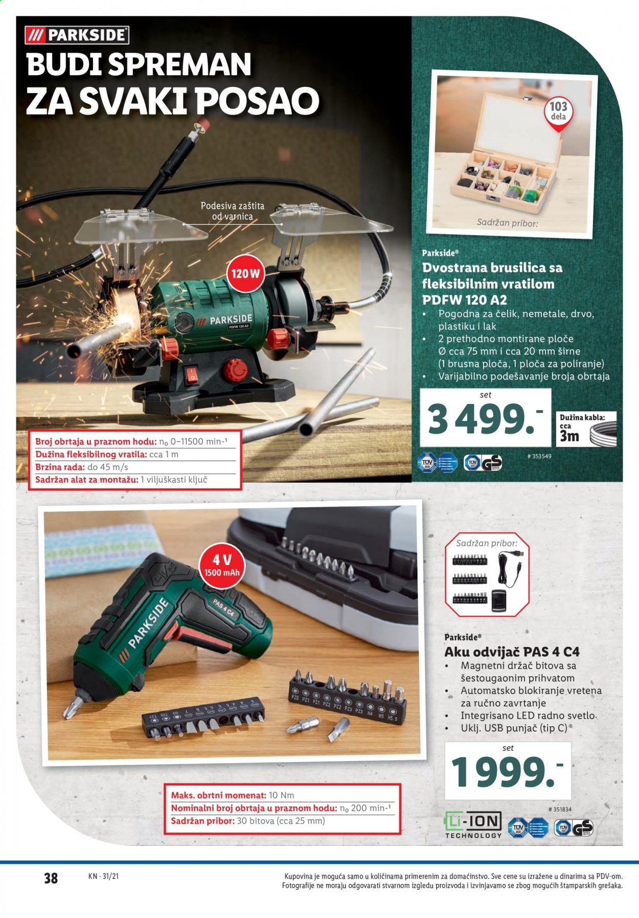 Lidl katalog - 05.08.2021 - 11.08.2021. Stranica 38