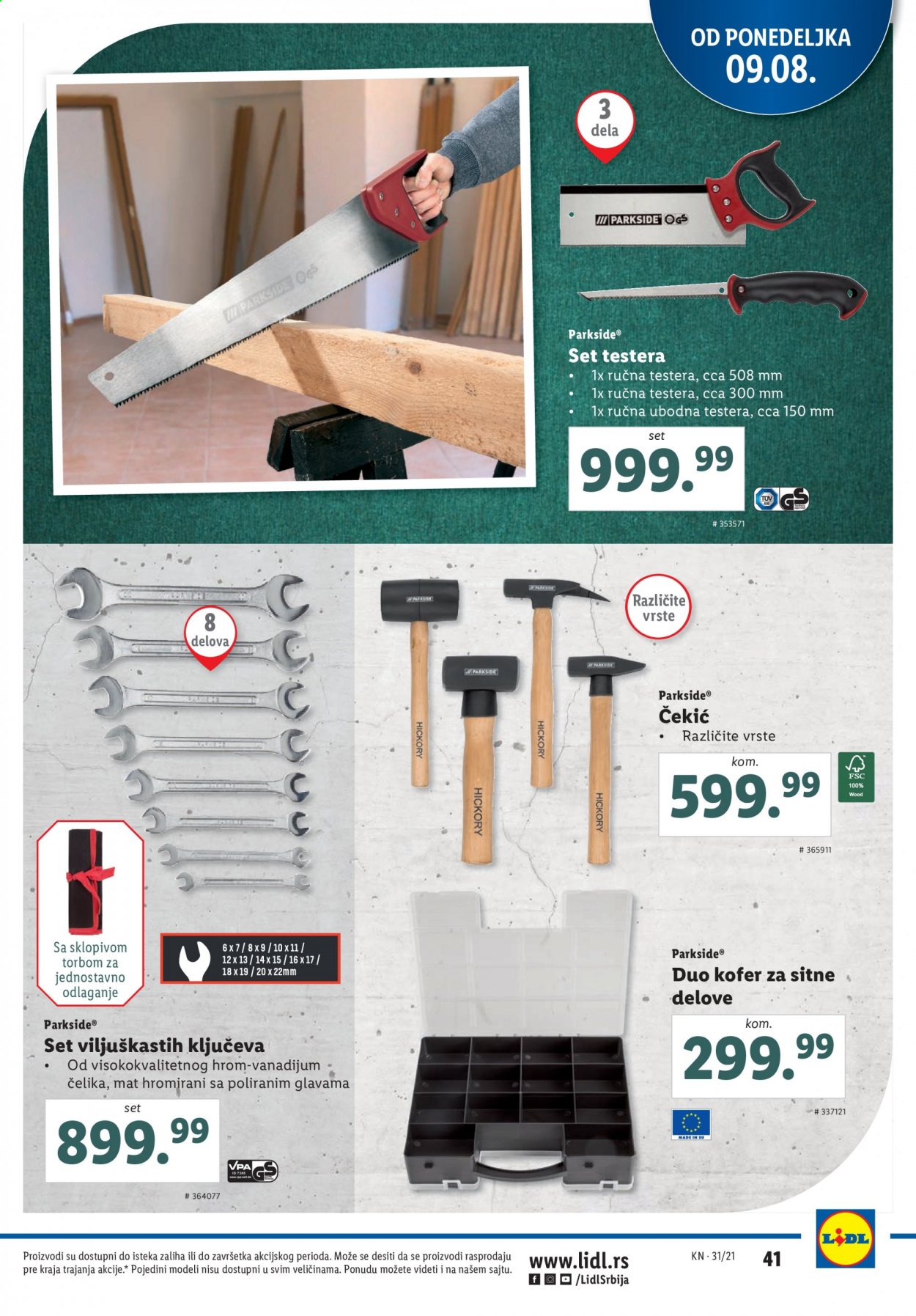 Lidl katalog - 05.08.2021 - 11.08.2021. Stranica 41