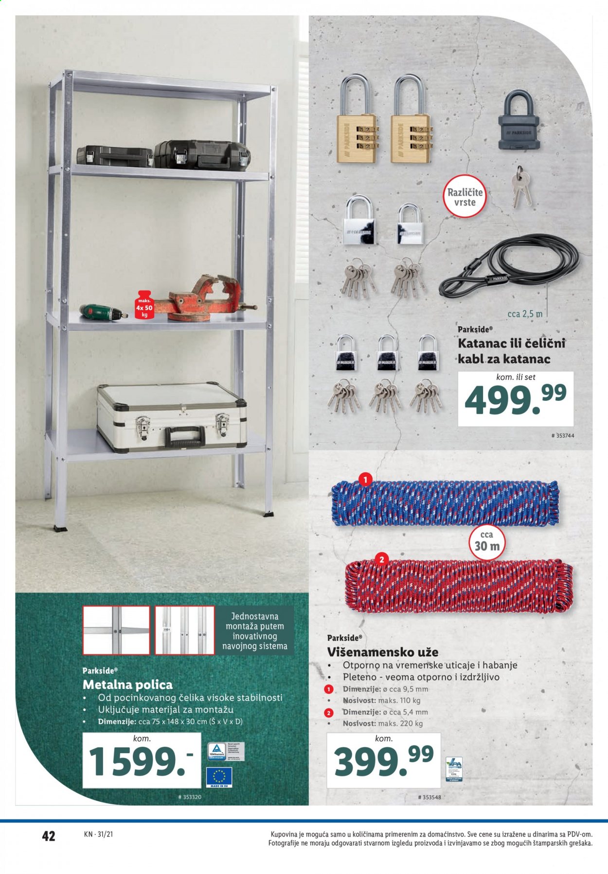 Lidl katalog - 05.08.2021 - 11.08.2021. Stranica 42