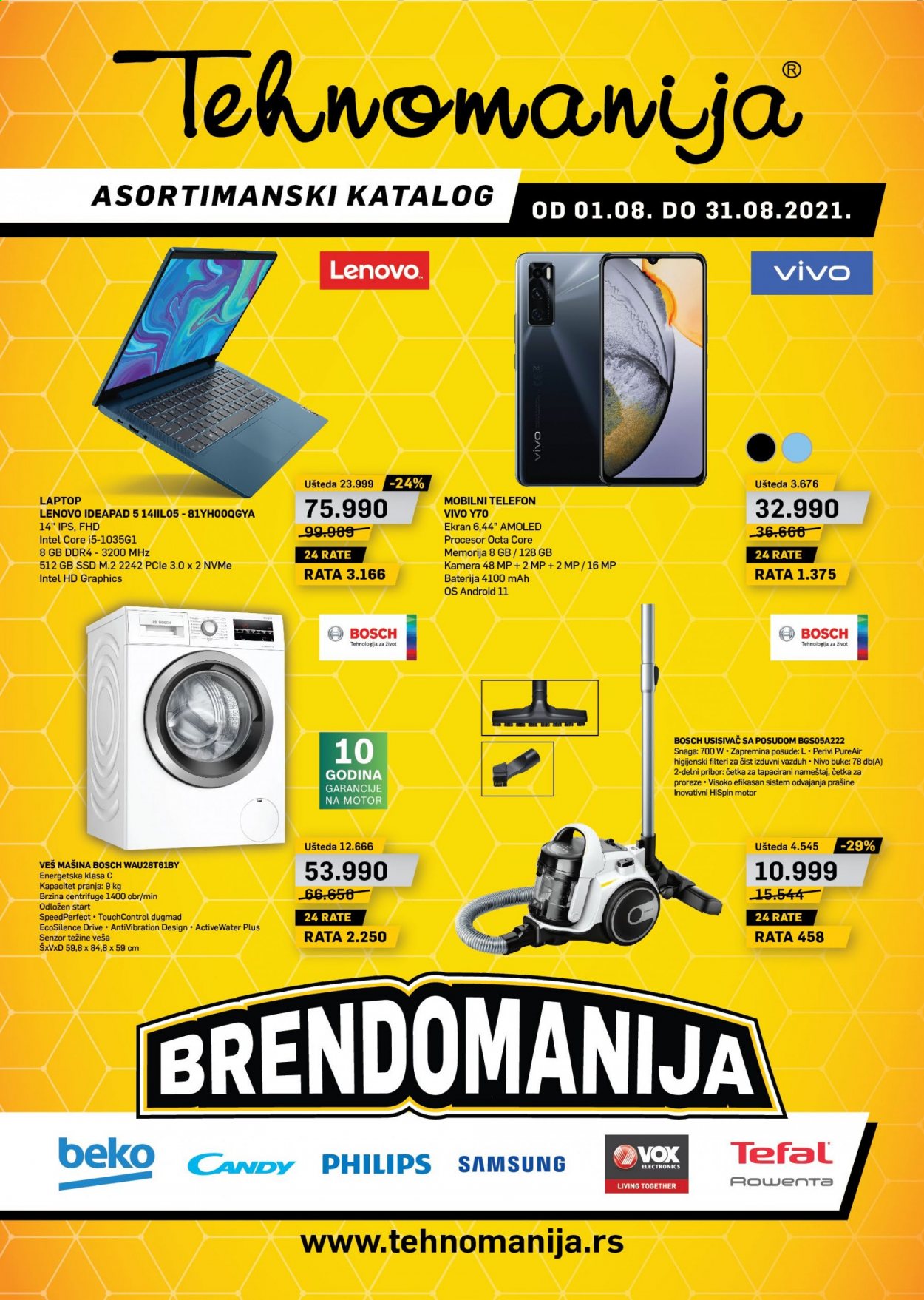 Tehnomanija katalog - 01.08.2021 - 31.08.2021. Stranica 1