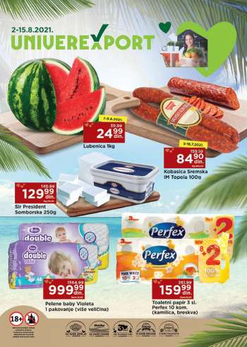Univerexport katalog - 02.08.2021 - 15.08.2021.