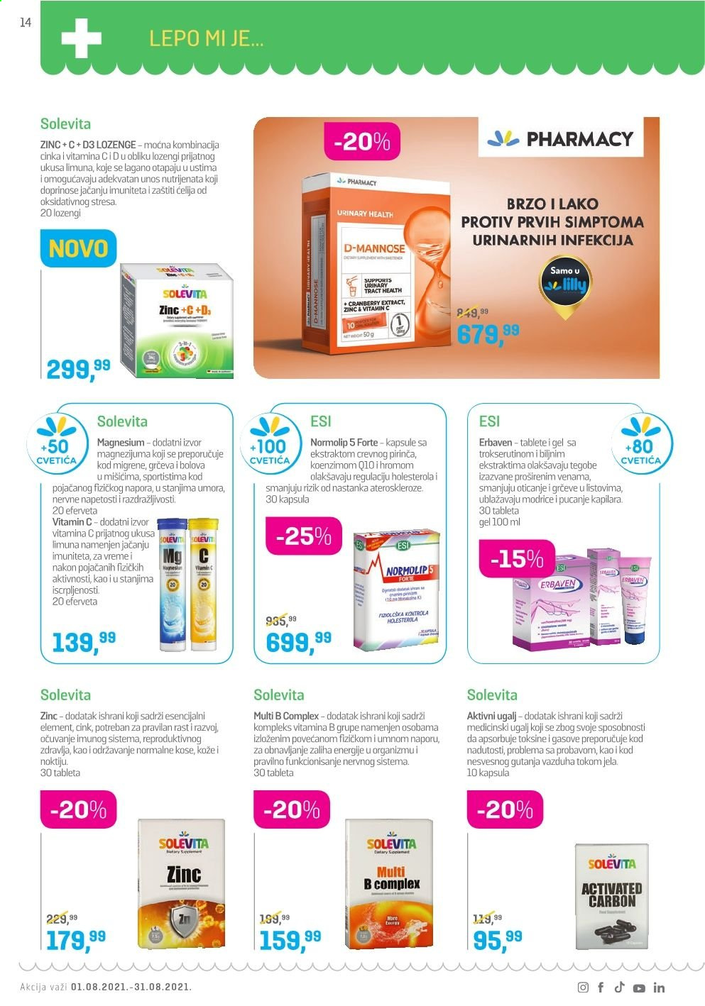 Lilly Drogerie katalog - 01.08.2021 - 31.08.2021. Stranica 14