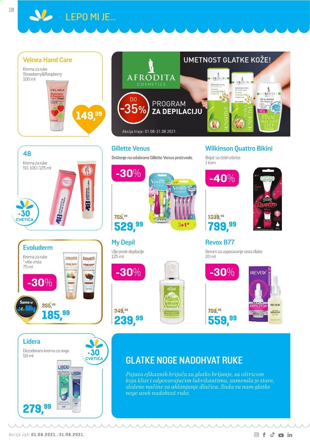 Lilly Drogerie katalog - 01.08.2021 - 31.08.2021. Stranica 18
