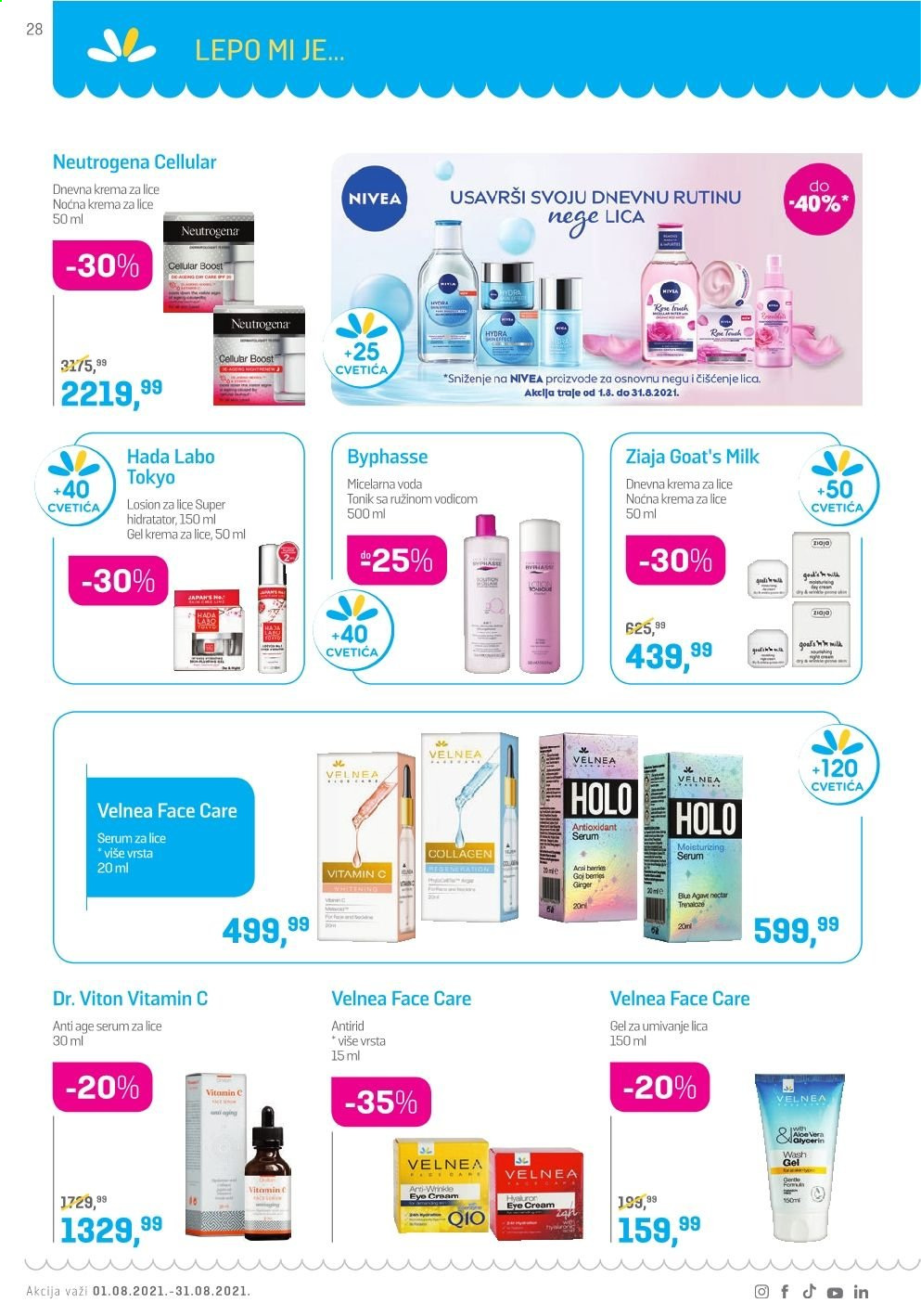 Lilly Drogerie katalog - 01.08.2021 - 31.08.2021. Stranica 28