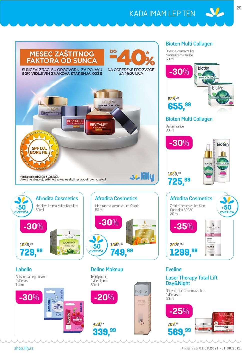 Lilly Drogerie katalog - 01.08.2021 - 31.08.2021. Stranica 29
