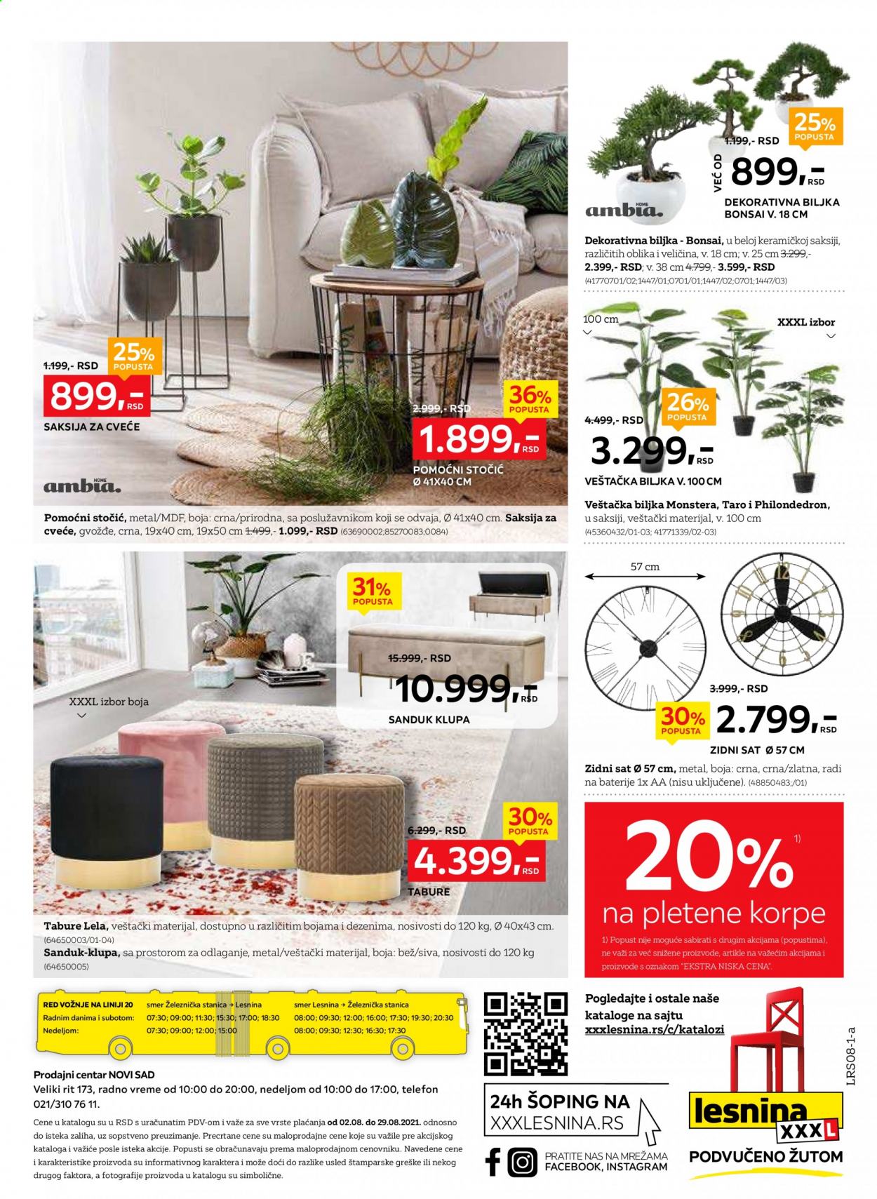 Lesnina XXXL katalog - 02.08.2021 - 29.08.2021. Stranica 30