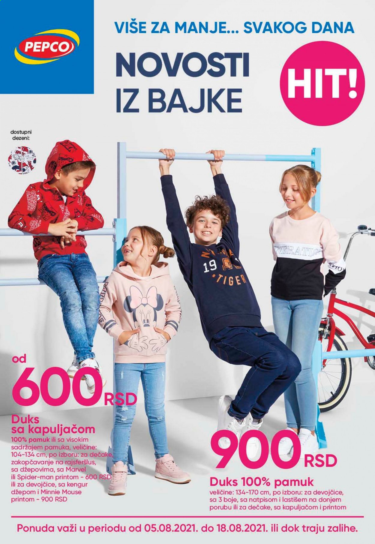 Pepco katalog - 05.08.2021 - 18.08.2021. Stranica 1