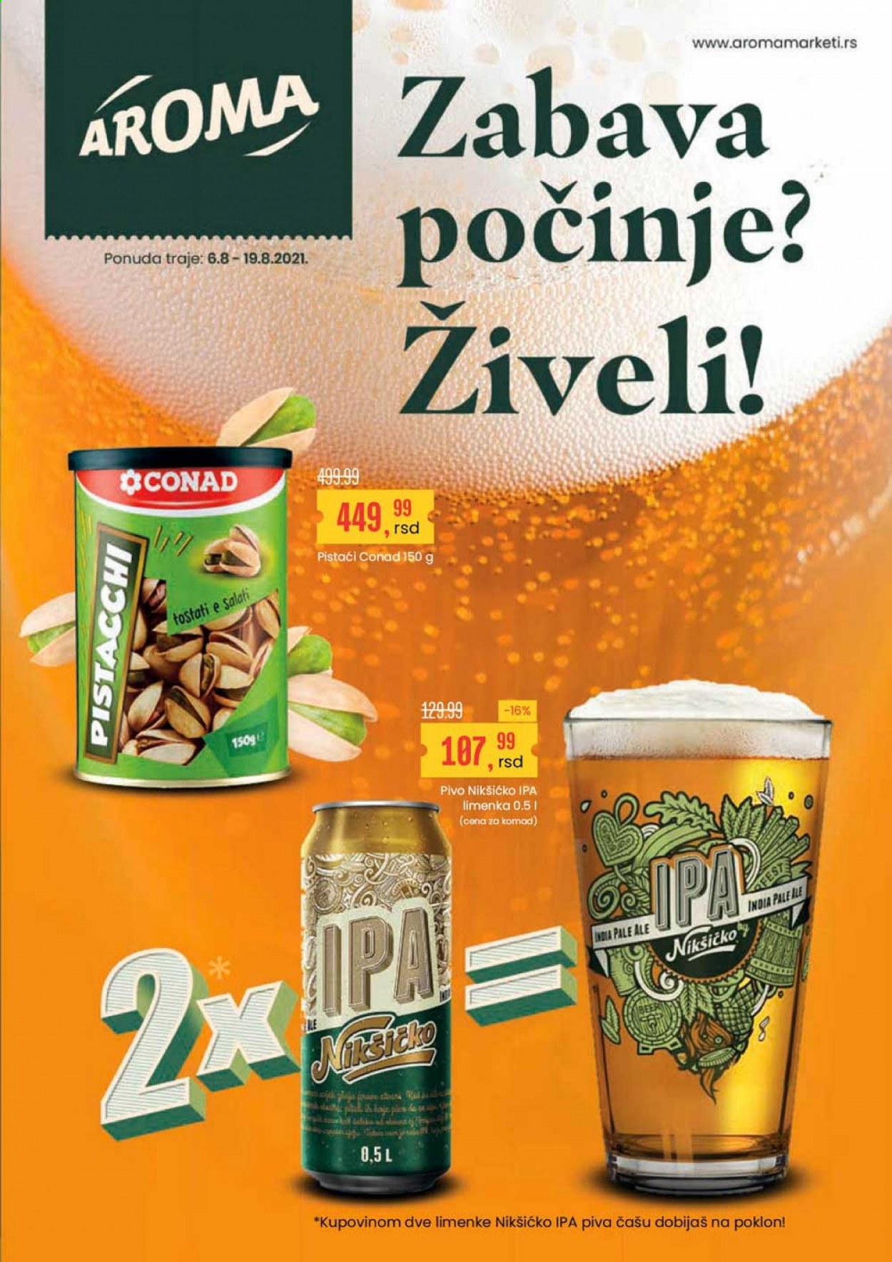 Aroma Market katalog - 06.08.2021 - 19.08.2021. Stranica 1