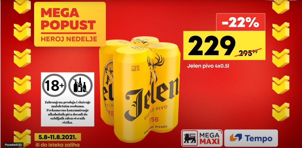 Mega Maxi katalog - 05.08.2021 - 11.08.2021. Stranica 1