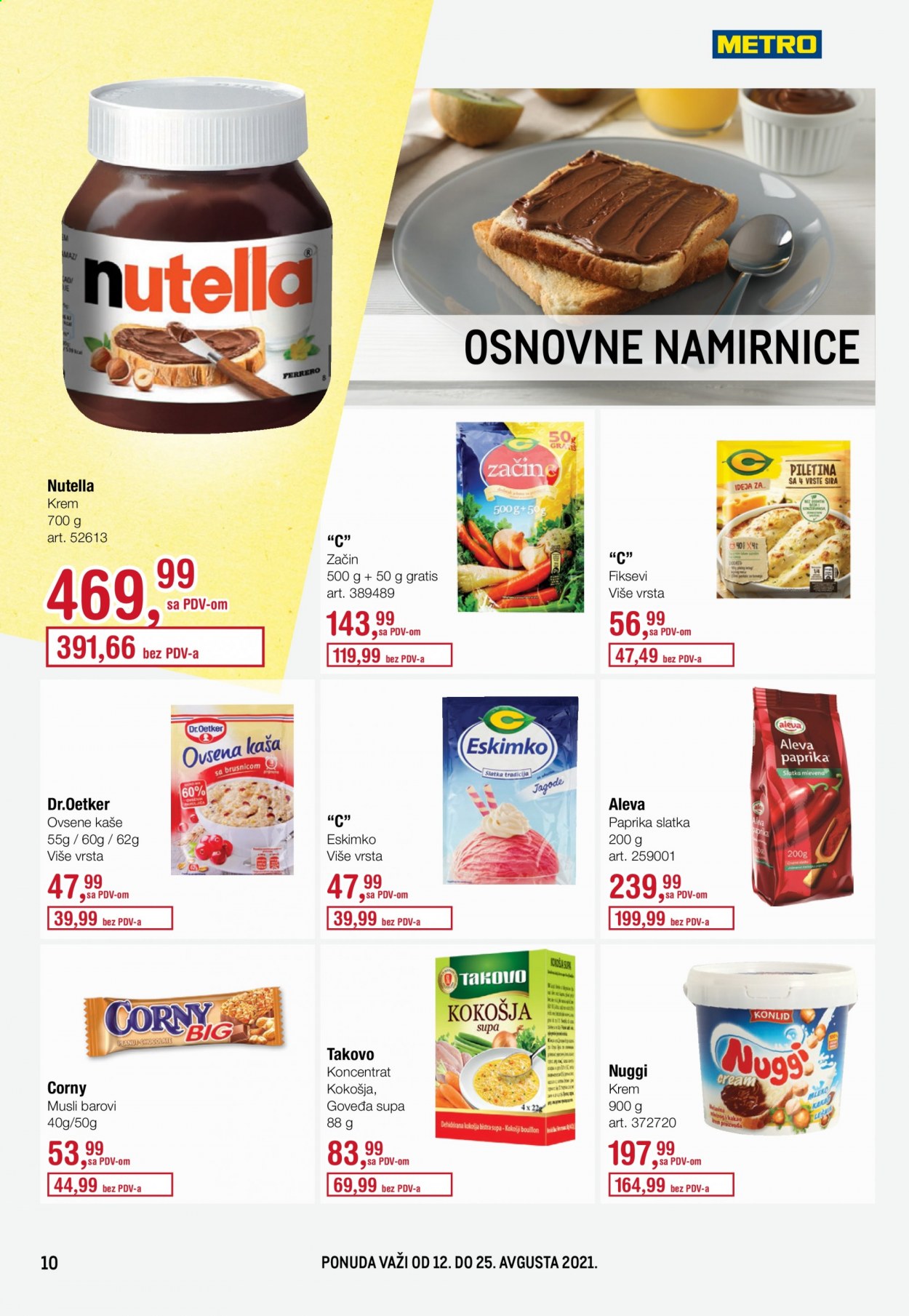 Metro katalog - 12.08.2021 - 25.08.2021. Stranica 10