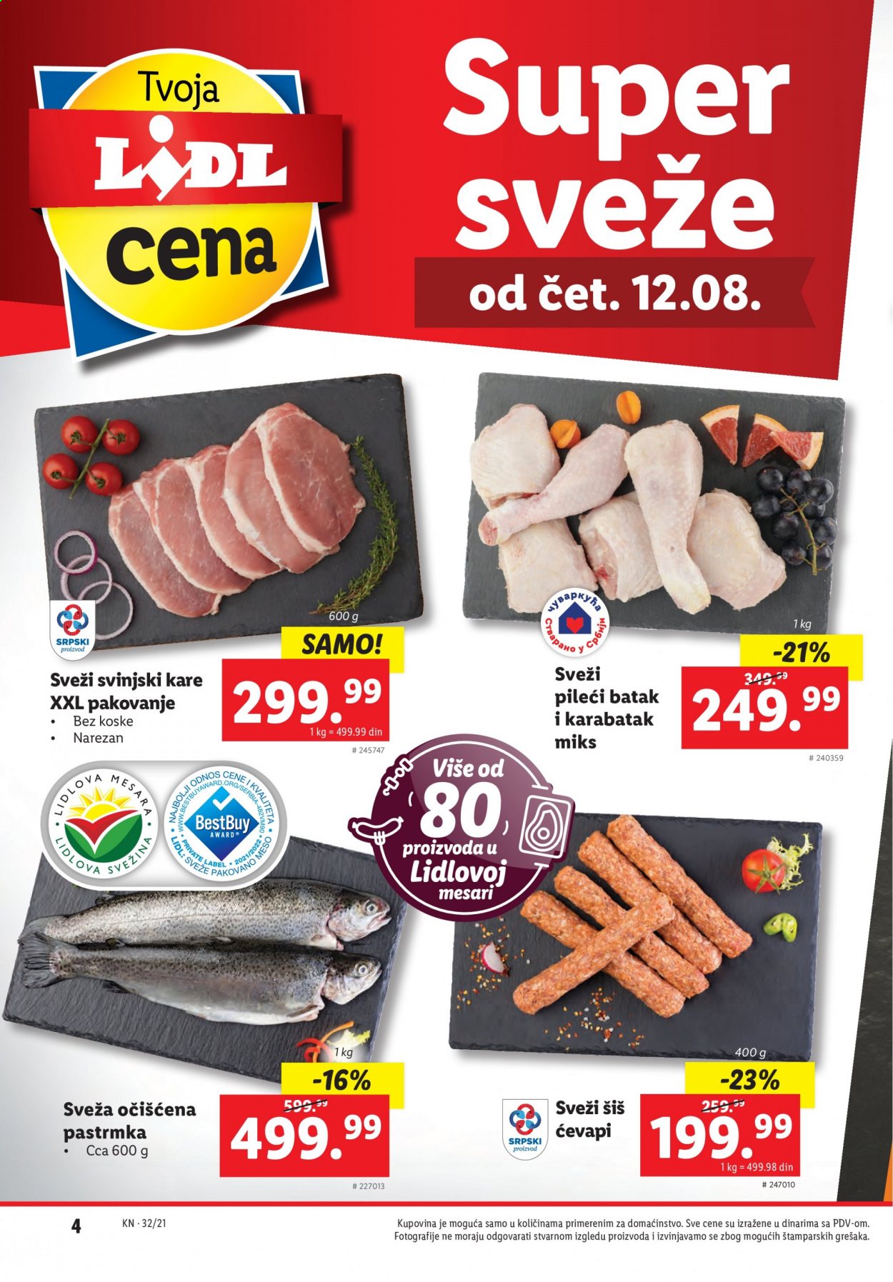Lidl katalog - 12.08.2021 - 18.08.2021. Stranica 4