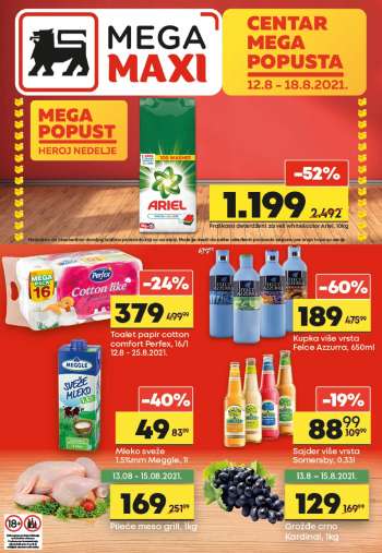 Mega Maxi katalog - 12.08.2021 - 18.08.2021.