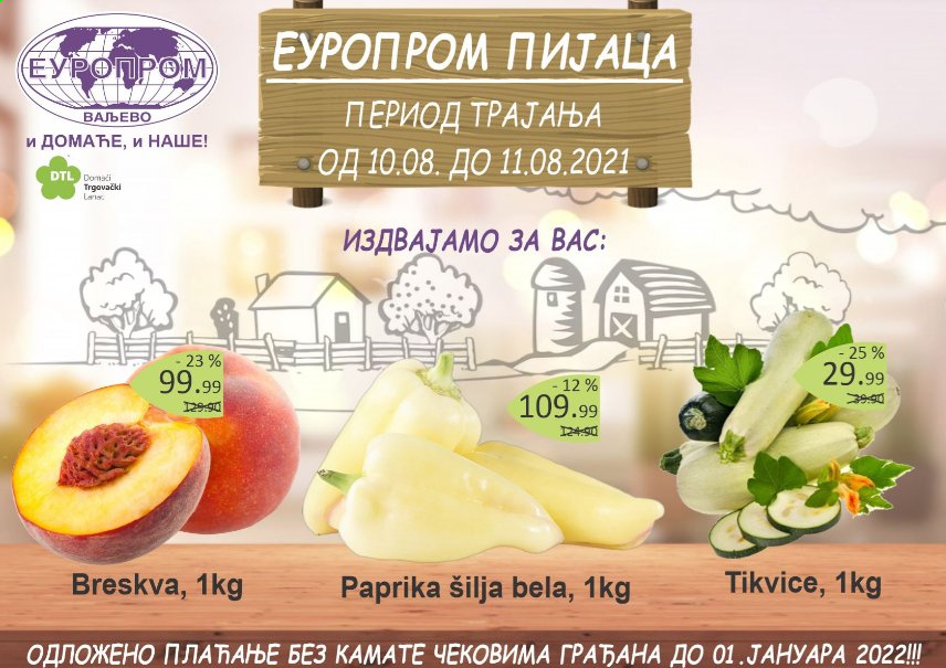 Europrom katalog - 10.08.2021 - 11.08.2021. Stranica 1