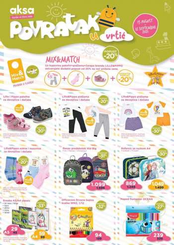 Aksa katalog - 13.08.2021 - 12.09.2021.