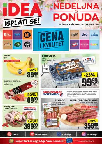 Idea katalog - 13.08.2021 - 19.08.2021.