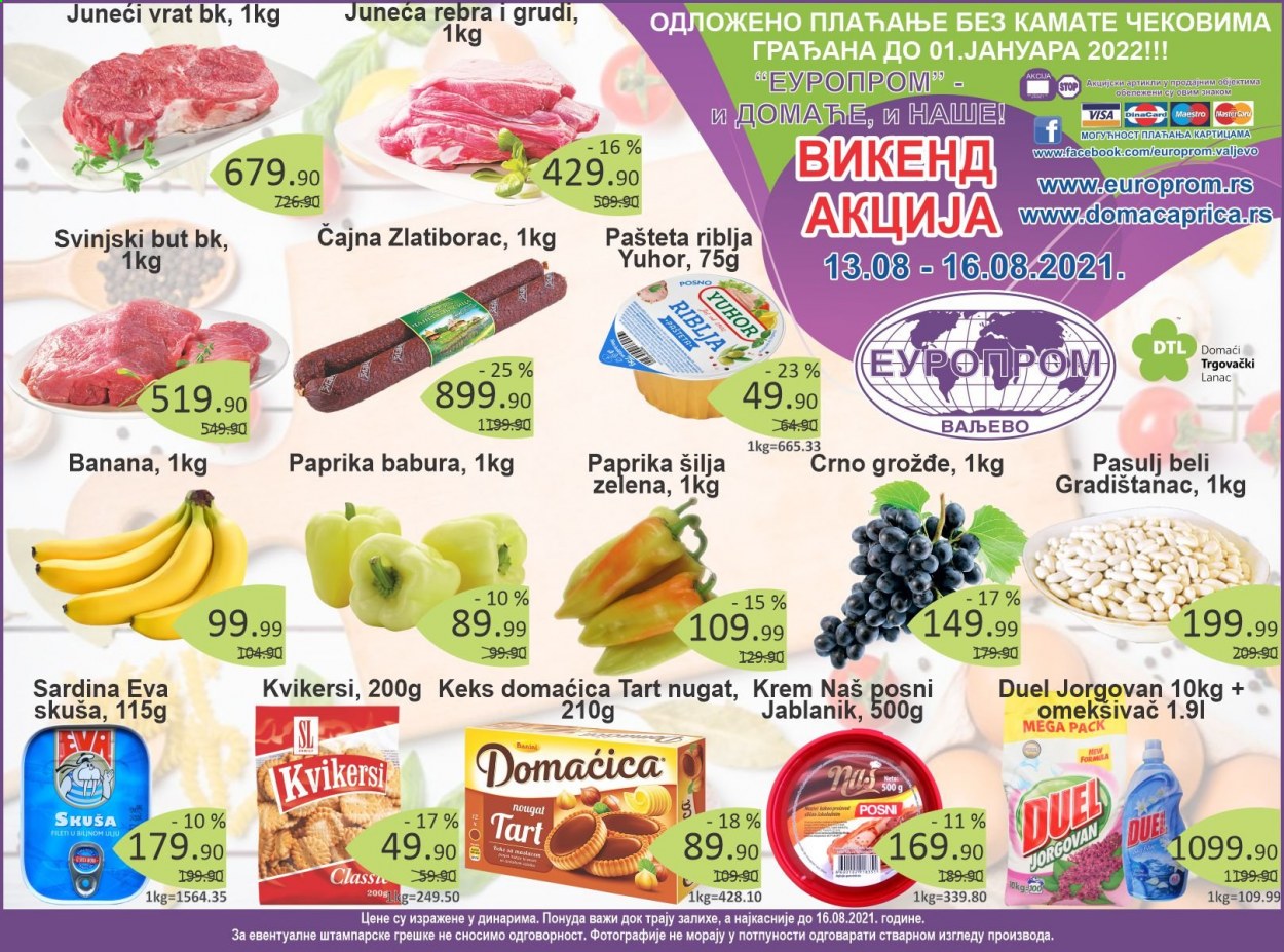 Europrom katalog - 13.08.2021 - 16.08.2021. Stranica 1