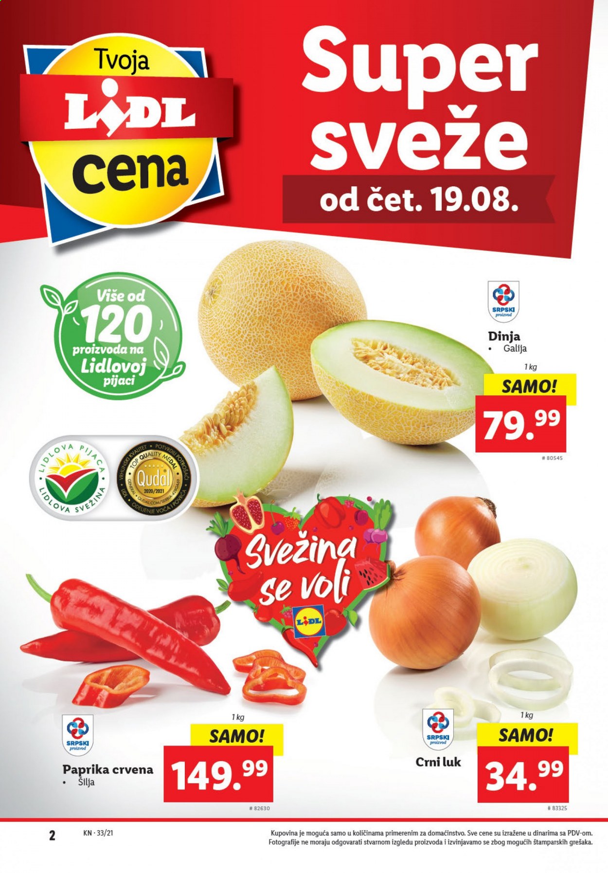 Lidl katalog - 19.08.2021 - 25.08.2021. Stranica 2