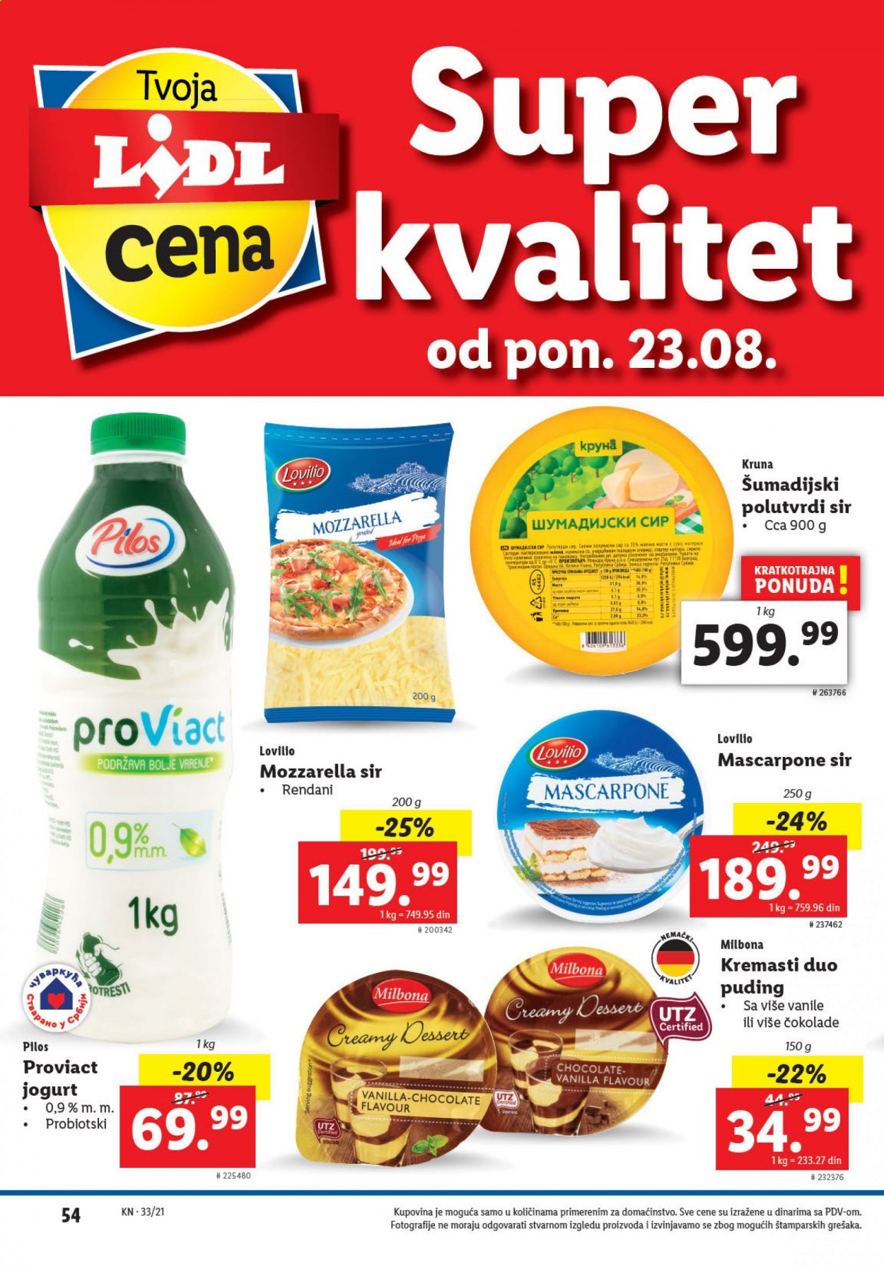 Lidl katalog - 19.08.2021 - 25.08.2021. Stranica 54