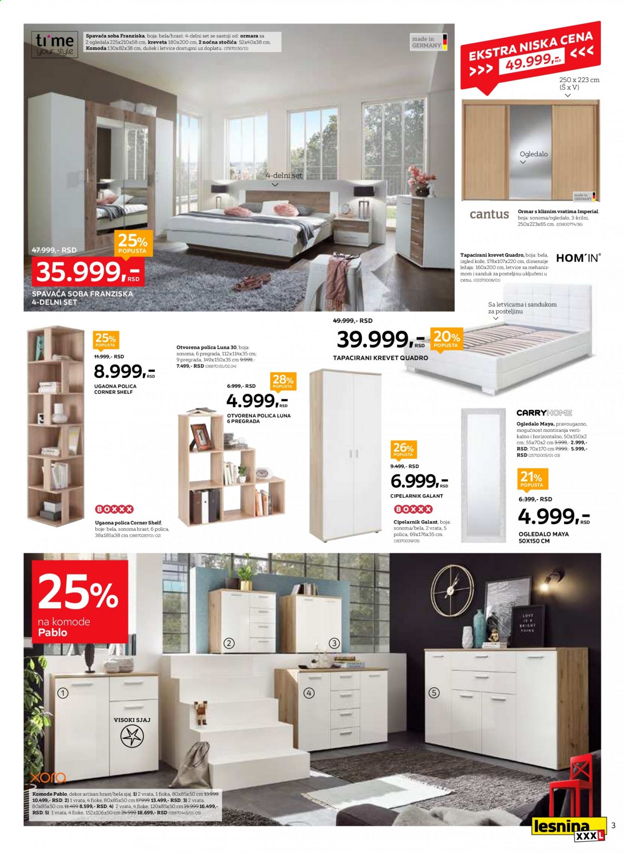 Lesnina XXXL katalog - 16.08.2021 - 29.08.2021. Stranica 3