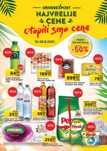 Univerexport katalog - 16.08.2021 - 29.08.2021.
