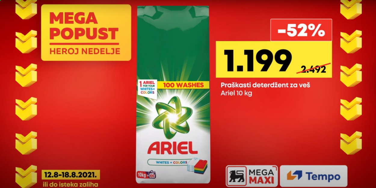 Mega Maxi katalog - 12.08.2021 - 18.08.2021. Stranica 1