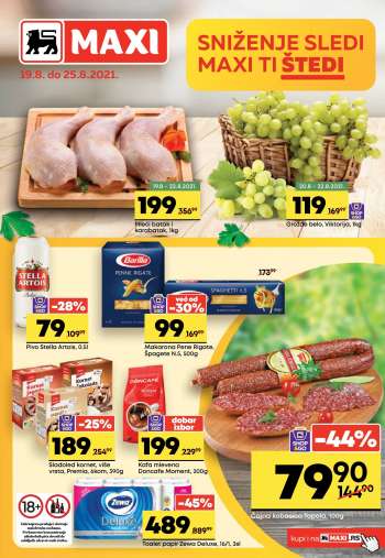 Maxi katalog - 19.08.2021 - 25.08.2021.